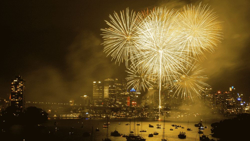 New Year in Australia: Sydney Fireworks